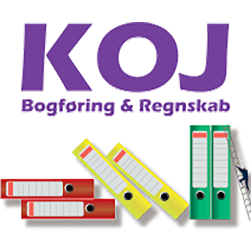 KOJ Bogføring og regnskab logo